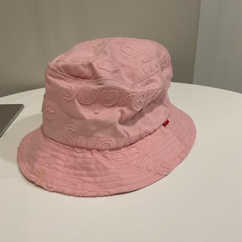 Supreme Lasered Twill Crusher "Pink"